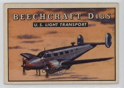 1952 Topps Wings - Friend or Foe R707-4 Beechcraft D18S #190 0s4