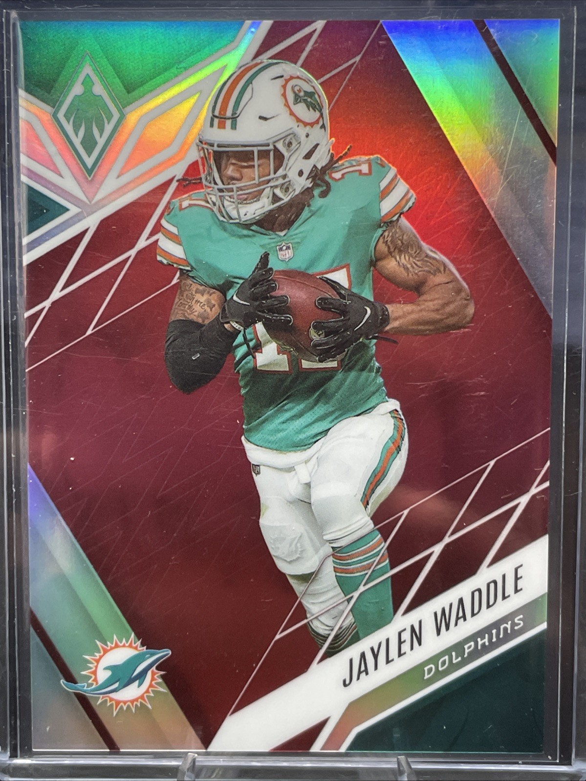 2022 Panini Phoenix - Jaylen Waddle #5 Red /250