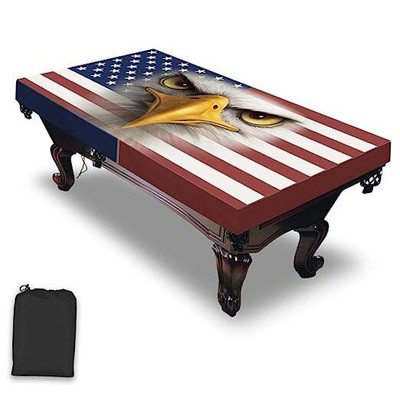 Pool Table Cover, Waterproof & Dustproof Outdoor/Indoor Polyester Taffeta 
