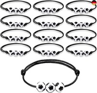 Afhgdjr 12 StüCk Fussball Mitgebsel Jungen FußBall Armband Kinder J