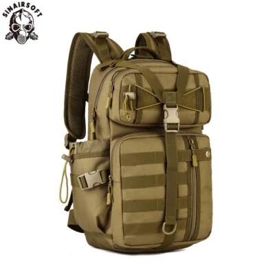 SINAIRSOFT 30L Military Backpack Tactical Camping Hiking Rucksack Molle Travel Bag US Stock