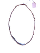 Strickkette Silber 925 Silberkette Schlauchkette 42cm mit Bajonettverschluss