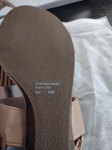 Hellbraune Damen-Sandalen ─ Größe 8,5 M Comfort Corner - Bild 4 von 5
