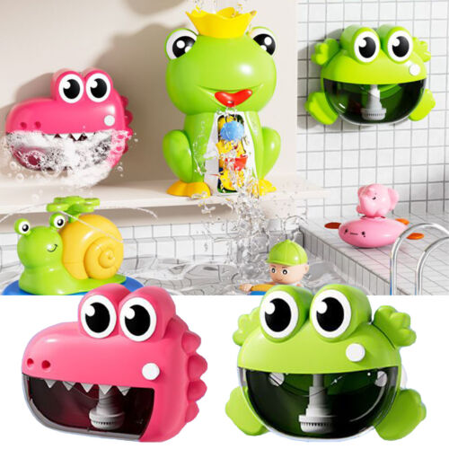 Crab Baby Bath Toys, Rechargeable Bath Bubble Machine For Toddler Easter Basket