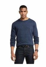 New Van Heusen Flex Jersey Crewneck Pullover Blue Size L Retail 64