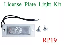 RP19 Roll Pan License Plate Light With Screws, Universal Ford Chevy Dodge Import