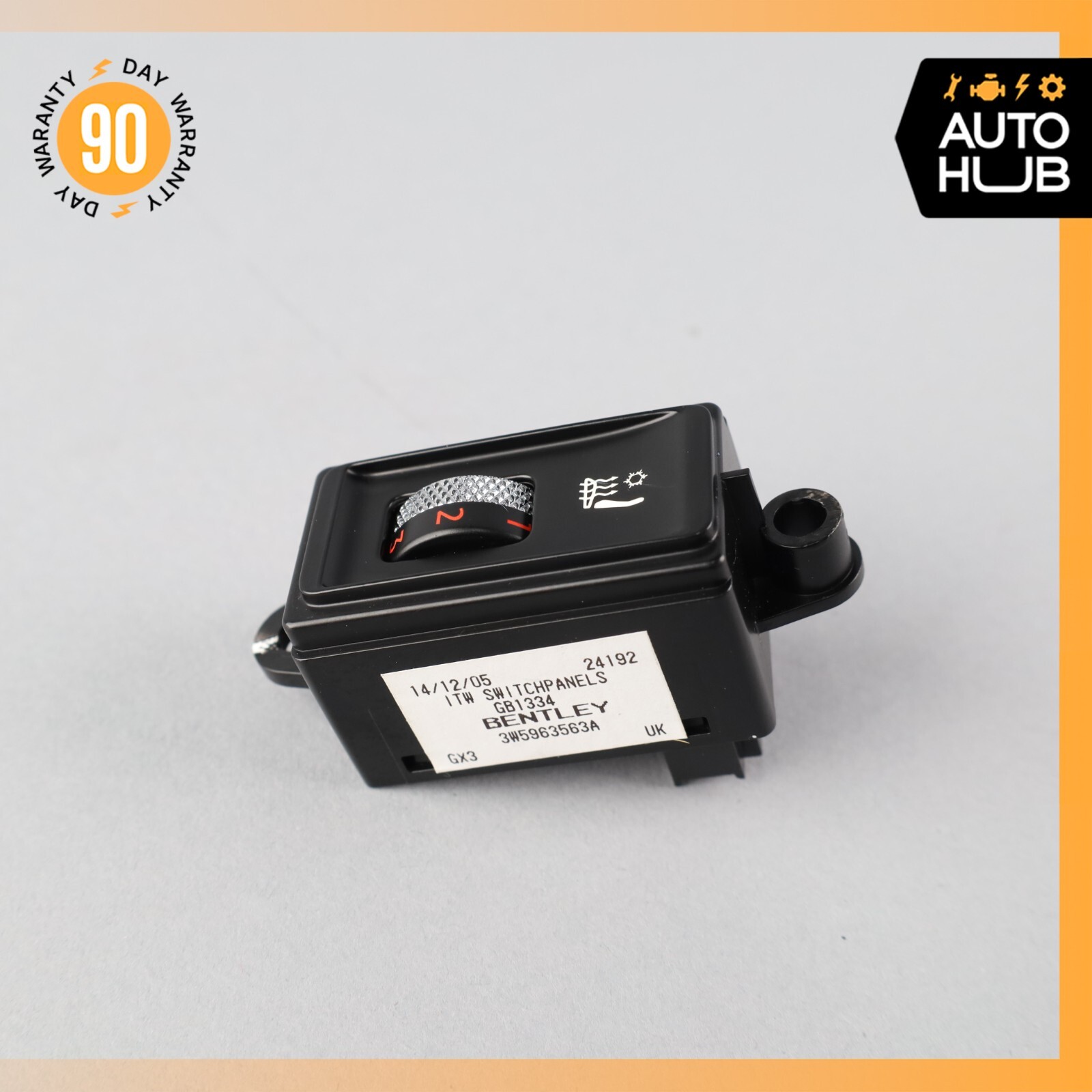 Bentley Continental Flying Spur Rear Left Seat Heating Control Switch OEM 67k