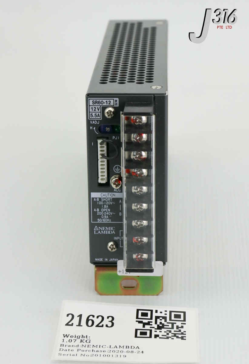 21623 NEMIC-LAMBDA POWER SUPPLY, 12V, 5.5A SR60-12 | eBay