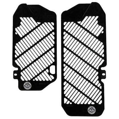 Bullet Proof Designs Radiator Guards Black For KAWASAKI KX450 X 2021-2023