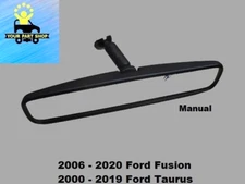 6U5A17700BA 00 to 2019 Ford F250 F350 Taurus Manual Rear View Mirror OEM