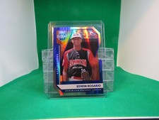 2021 Elite Extra Edition Blue Aspirations Die-Cut Edwin Rosario 13/81 B12