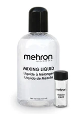 Mehron  Makeup  Mixing Liquid  Chose from Sizes 4.5 oz or .5 oz