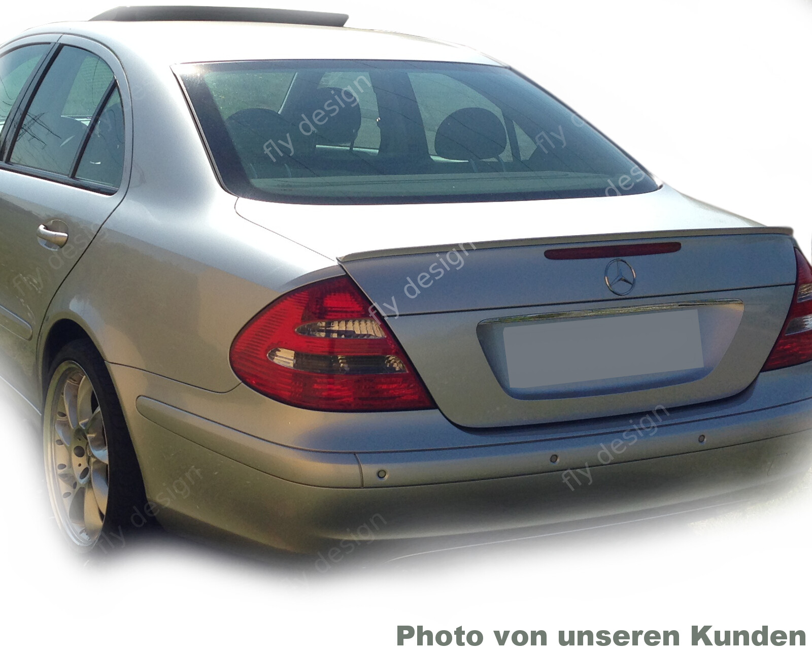 Rear Lip For MERCEDES E W211 Spoiler Lip Rear Hatch Tuning Sport Modern