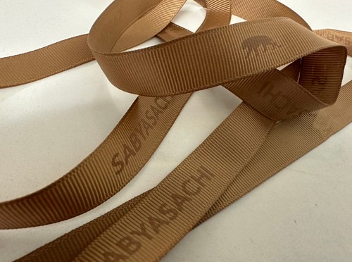 SABYASACHI LOGO 75-INCH LONG GIFT RIBBON FROM NYC STORE BOLLYWOOD INDIAN + PROOF