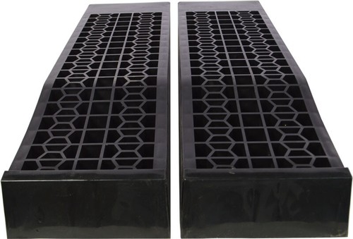 1 Pair Car Repair Ramp For Lower Chassis vehicles Auto Repair Oil Change Plastic - Foto 9 di 22
