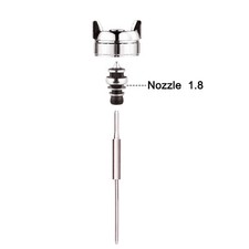 Spray Gun Parts For Anest Iwata W-71-182g Nozzle1.8mm Needle Air Cap 3pcsset