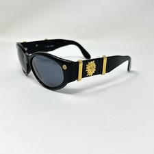 Philippe Charriol Sunglasses A 62A 5540 Black gold Handmade Italy Butterfly