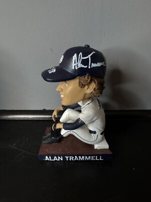 Alan Trammell Signed Bobblehead Roar Of 84 Tigers Rare Inscription 