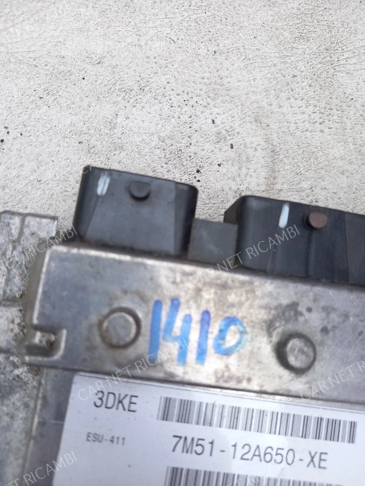 7M51-12A650-XE 3DKE VISTEON ESU-411 CENTRALINA MOTORE FORD FOCUS 2.0 LPG 107 KW Foto 3 de 4