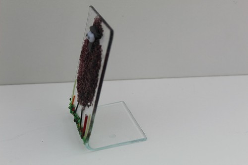 colourful naughty sheep in fused glass. They're freestanding, fun sun catchers - Picture 66 of 73