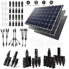 Solar Panel Y/T Branch Cable Connection Waterproof Adapter Extension Free Ship