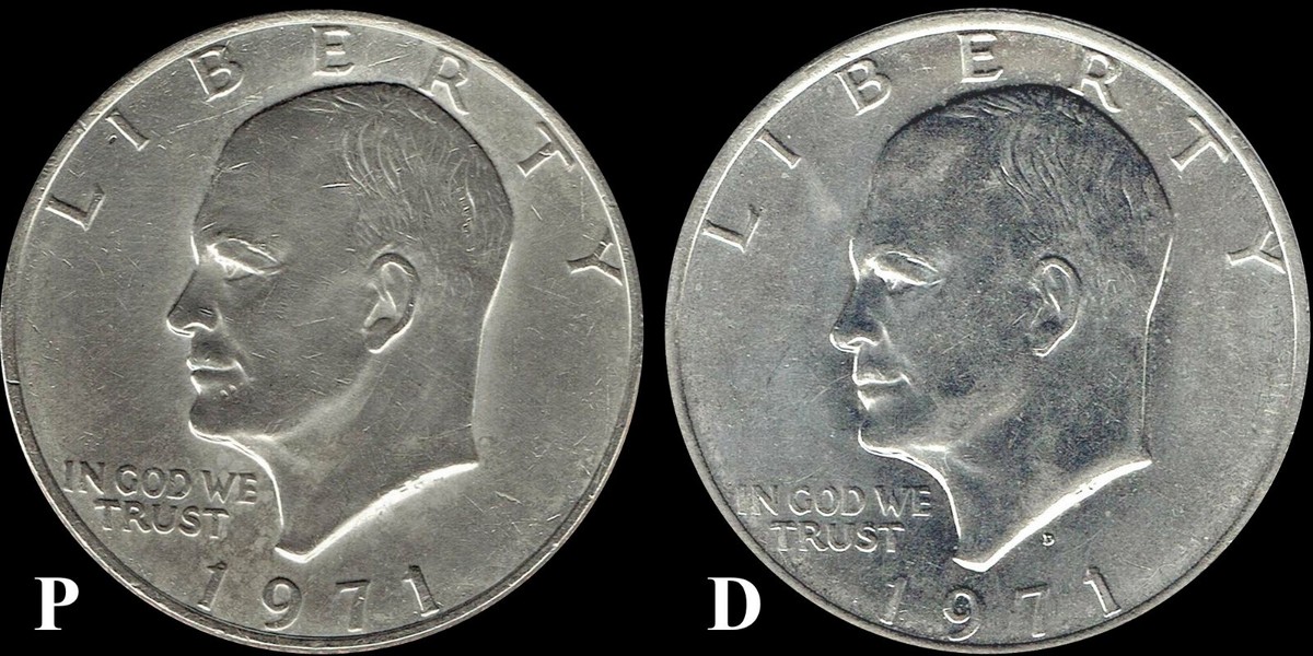 Eisenhower IKE Dollar 25 Coin Set - Random Dates 1971-1978, Fine Plus Condition