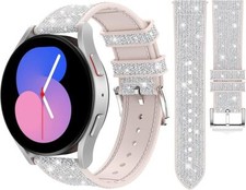 Bling Silicone Band Designed for Samsung Galaxy Watch FE, Watch 7/6/5/4 40/44...