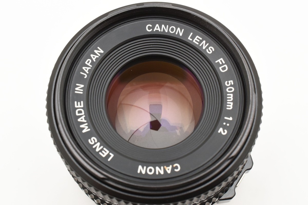【良品】Canon New FD 50mm f2 FDマウント Canon 50mm F1.2 New FDマウント - 晴れ時々ジャズ、雨のちカメラ