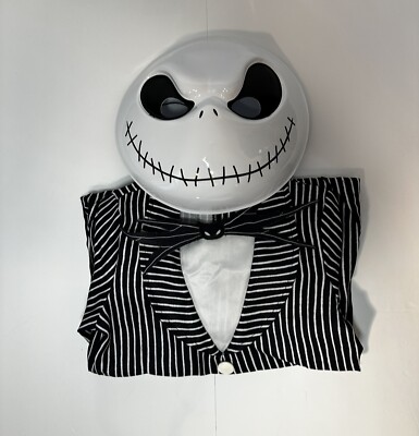 Jack Skellington Nightmare Before Christmas Deluxe Suit W/Coat Tails Costume Med