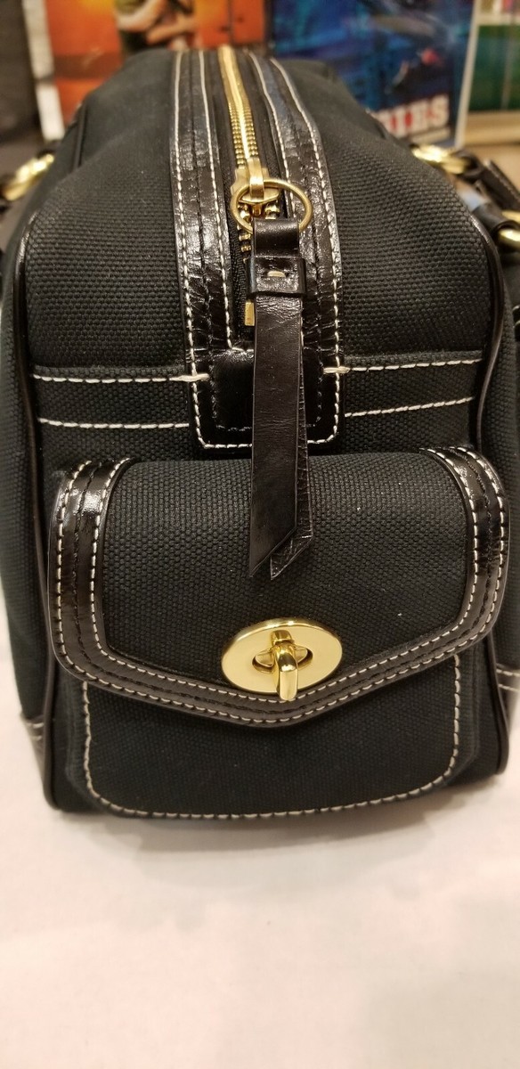 希少✨Vintage Coach Double Pocket Tote Bag Coach | Bags | A Really Cute Vintage Coach Double Pocket