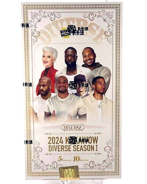 2024 KAKAWOW DIVERSE SEASON 1 TRADING CARDS 1 FACTORY SEALED BOX SKETCH AUTOS B3