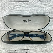 RAY-BAN RB 7047 5574 HAVANA DARK BLUE AUTHENTIC EYEGLASSES 54-17 Frames Only