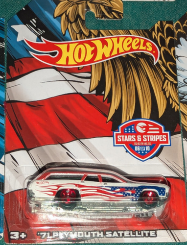 2016 Hot Wheels Stars & Stripes CAMARO 8 CASSE RODGER DODGER MUSTANG SATELLITE + - Foto 4 di 8