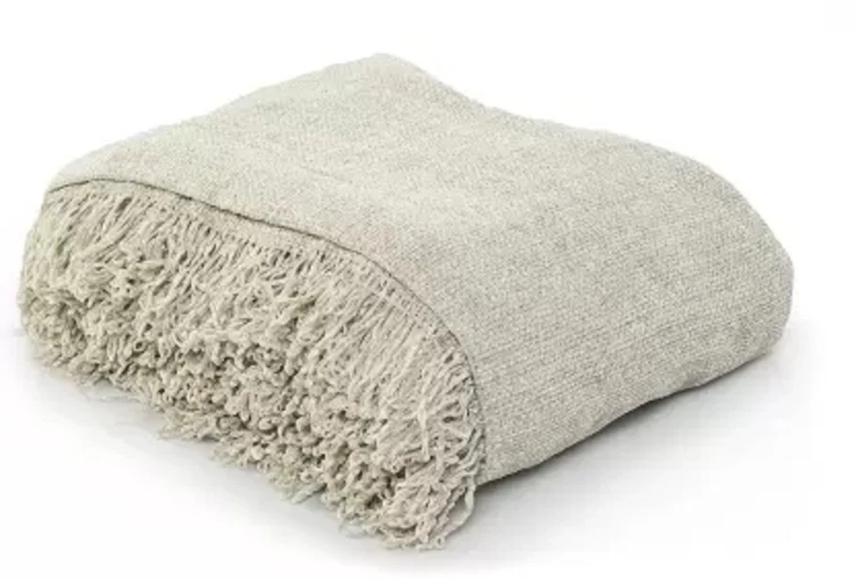 Indian Cotton Blanket for Couch Handmade Boho Summer Blanket Bedding Sofa Throw - Image 2 of 4
