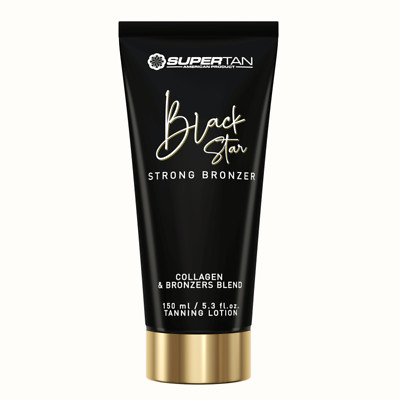 SuperTan BLACK STAR Strong Bronzer Solarium Bräunungsbeschleuniger mit Kollagen