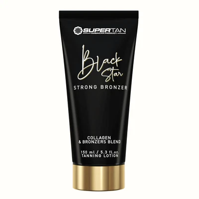 SUPER TAN SuperTan BLACK STAR Strong Bronzer mit Collagen Bräunungsbeschleuniger Solarium