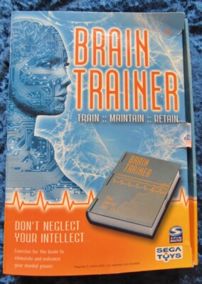 SEGA Hand Held Brian Trainer From 2004 Don't Neglect Your Intellect
