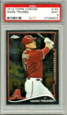 2014 Topps Chrome Mike Trumbo PSA 9