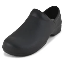 Clogs for Women Nursing Shoes Slip On Garden Shoes Black Full Size EVA Clog NEW