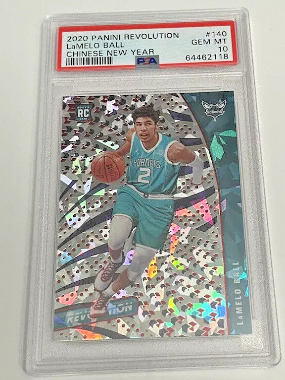 2020 Panini Revolution Chinese New Year Lamelo Ball Rookie PSA 10 Mint Perfect!