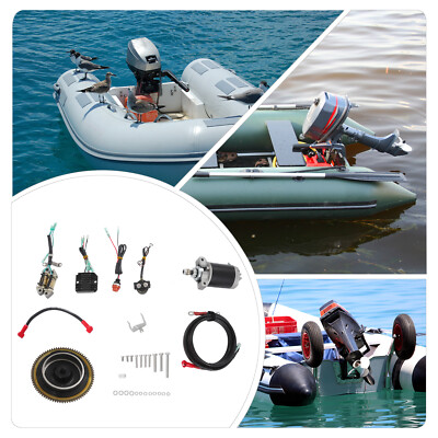 #ad Yamaha Electric Start Kit Yamaha 4 Stroke 15PS Outboard Electric Start Kit New $199.52