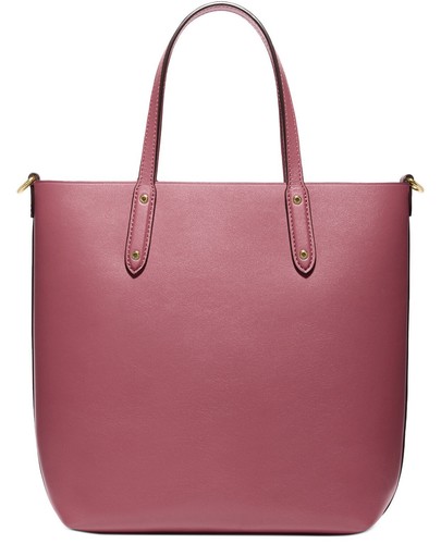 COACH 78217 Refined Calf Leather Central Shopper Tote Dusty Pink /Gold - Picture 5 of 12