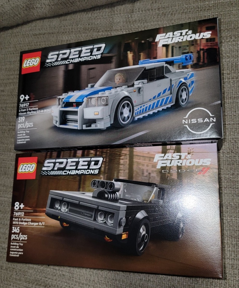 LEGO 76917 & 76912 Fast & Furious Skyline & Charger speed