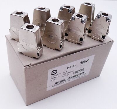 8x Harting D-SUB H 09670090344 Gehäuse -unused-