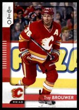 2017-18 O-PEE-CHEE RED TROY BROUWER CALGARY FLAMES #152