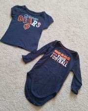 Chicago Bears Toddler Shirt  BodySuit Set - Size 2T  18M Football Apparel