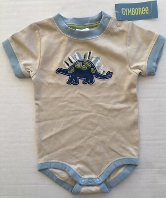 NWT Gymboree Dinosaur Discovery 6-12 Months Stegosaurus Bodysuit
