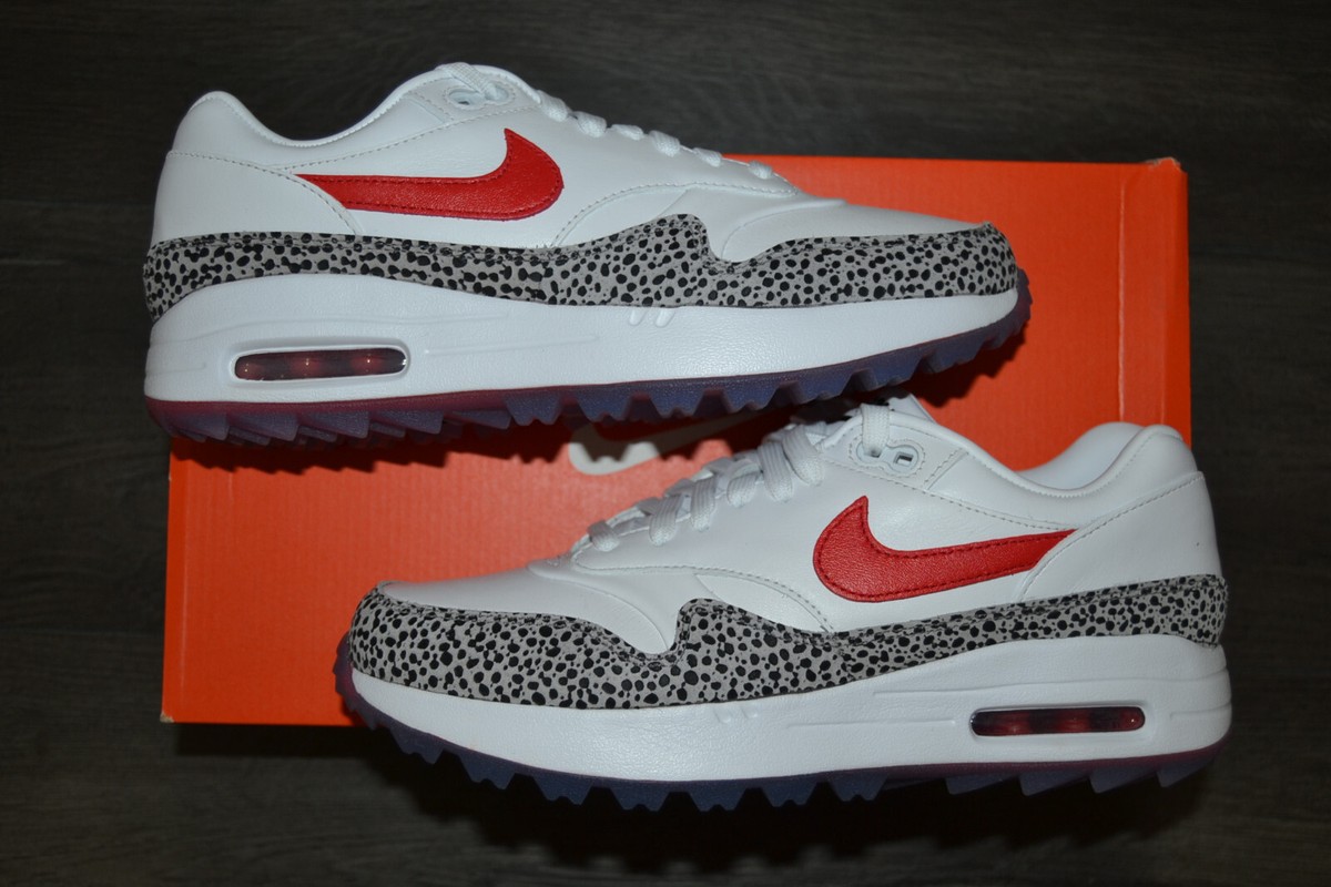 Nike Air Max 1 Golf NRG Habanero Red  Safari Cement Spikeless BQ4804-101 Mens 11 Air Max 1 Golf NRG  main image 2