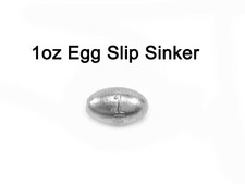 1 oz Egg Slip Sinkers  - Choose Quantity