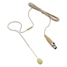 Single Earhook Microphone For AKG Samson Wireless Belt Transmitte XLR 3pin mini